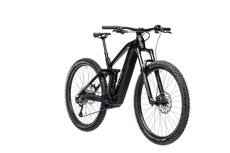 Cube horské elektrokolo STEREO HYBRID 140 HPC RACE 625 black grey